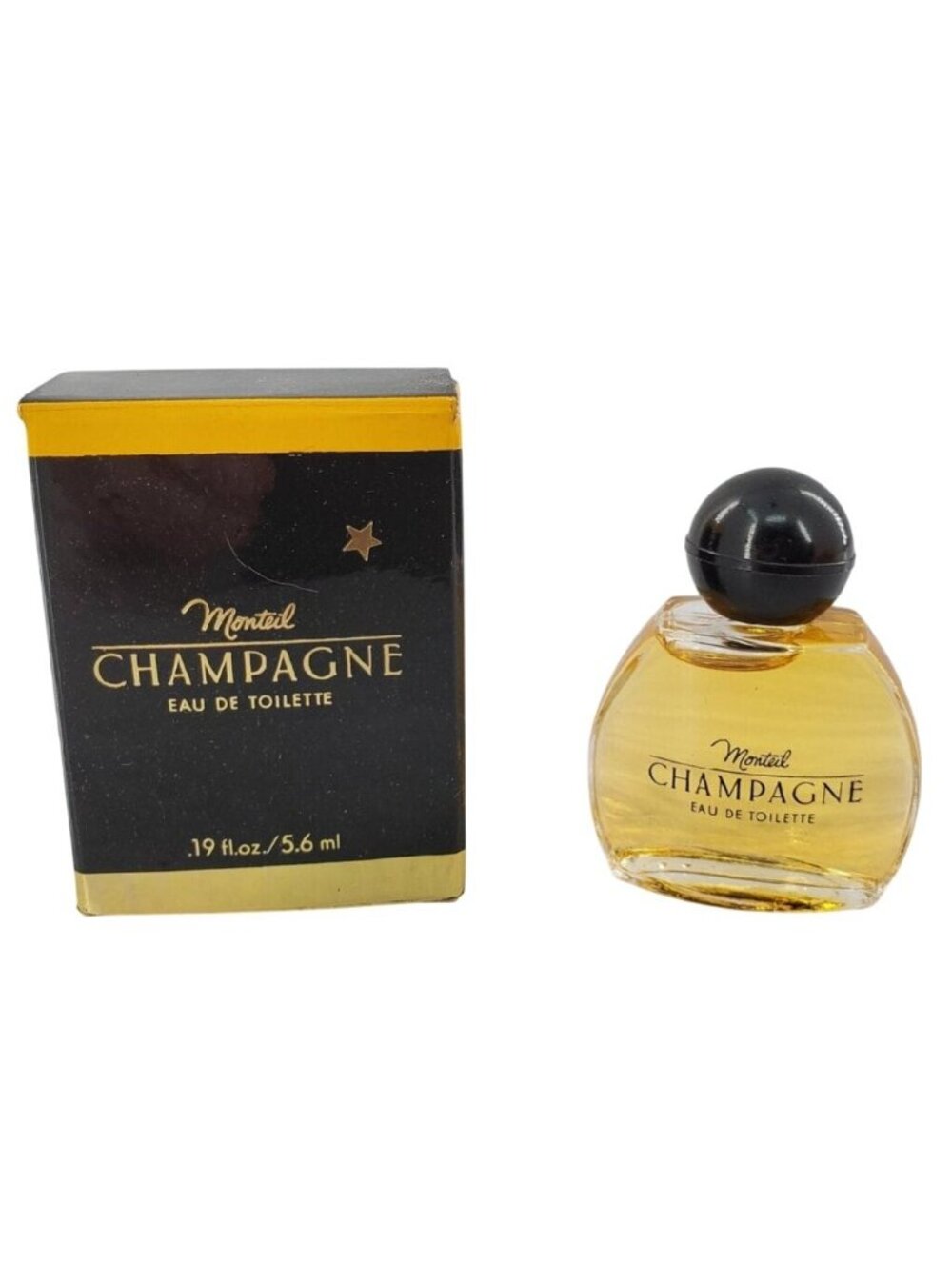 Vintage Germaine Monteil Champagne Perfume Miniature Mini .19 fl oz Sample & Box